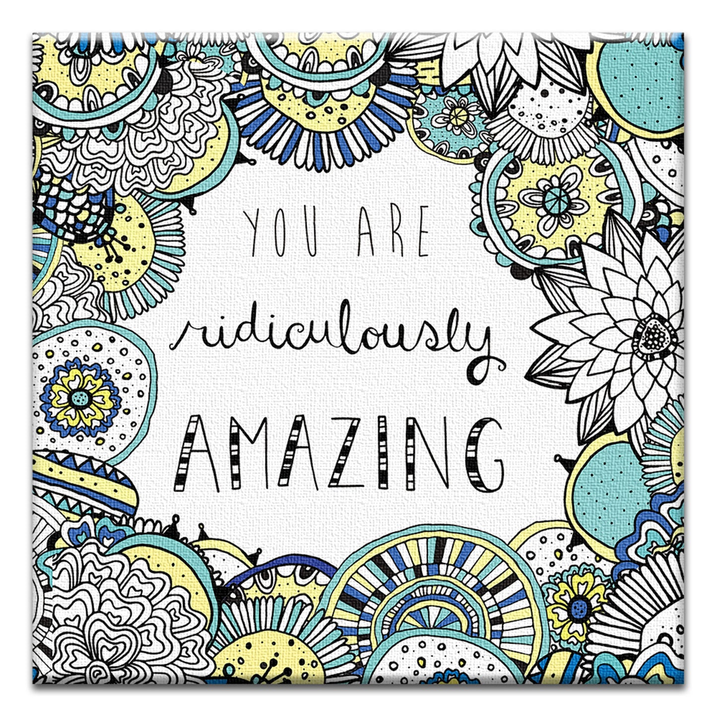 Ridiculously Amazing Thumb-Tack Canvas Card