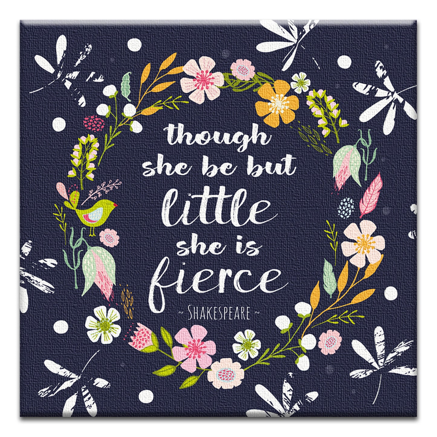 She Is Fierce Thumb-Tack Canvas Card