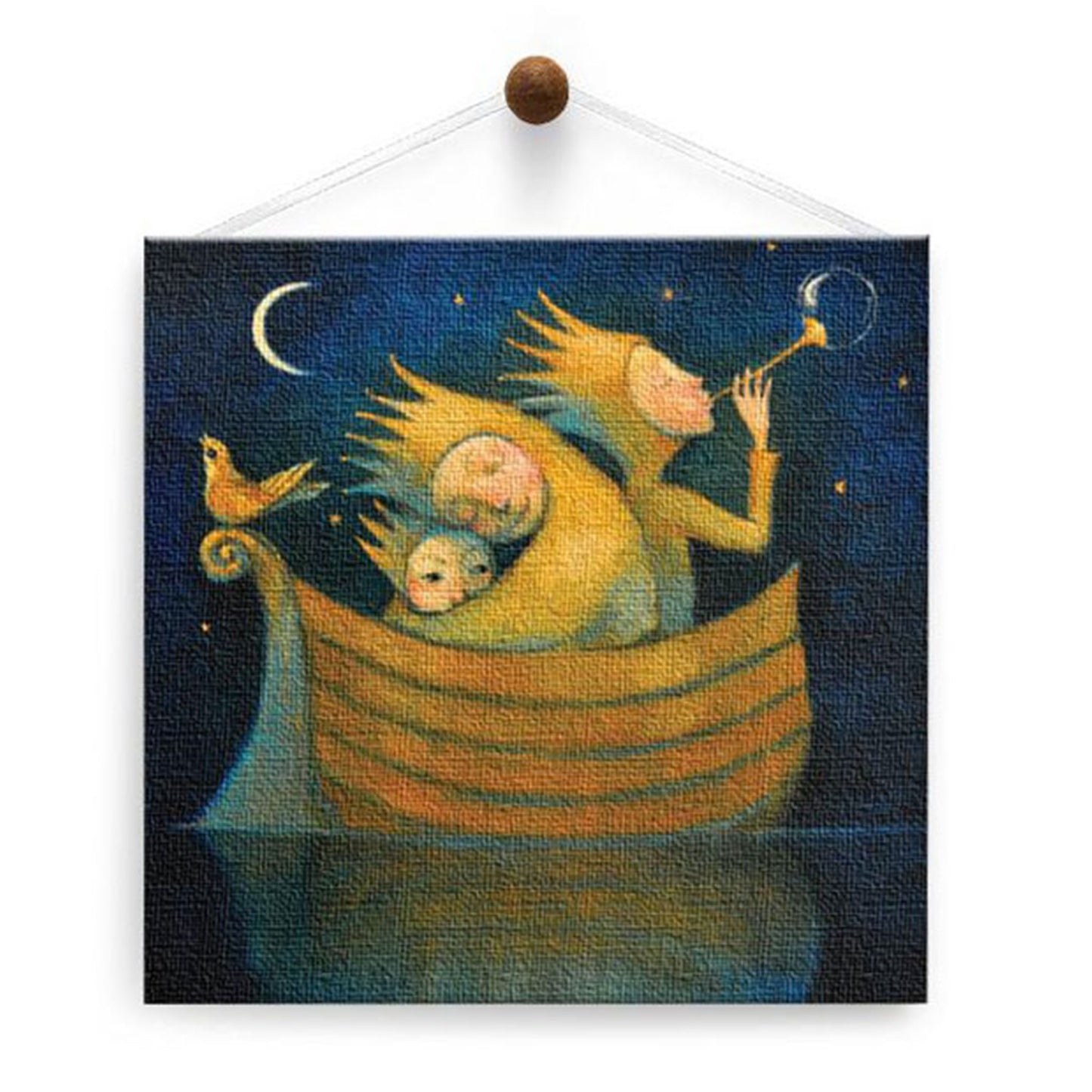 Sweetest Dreams Thumb-Tack Canvas Card
