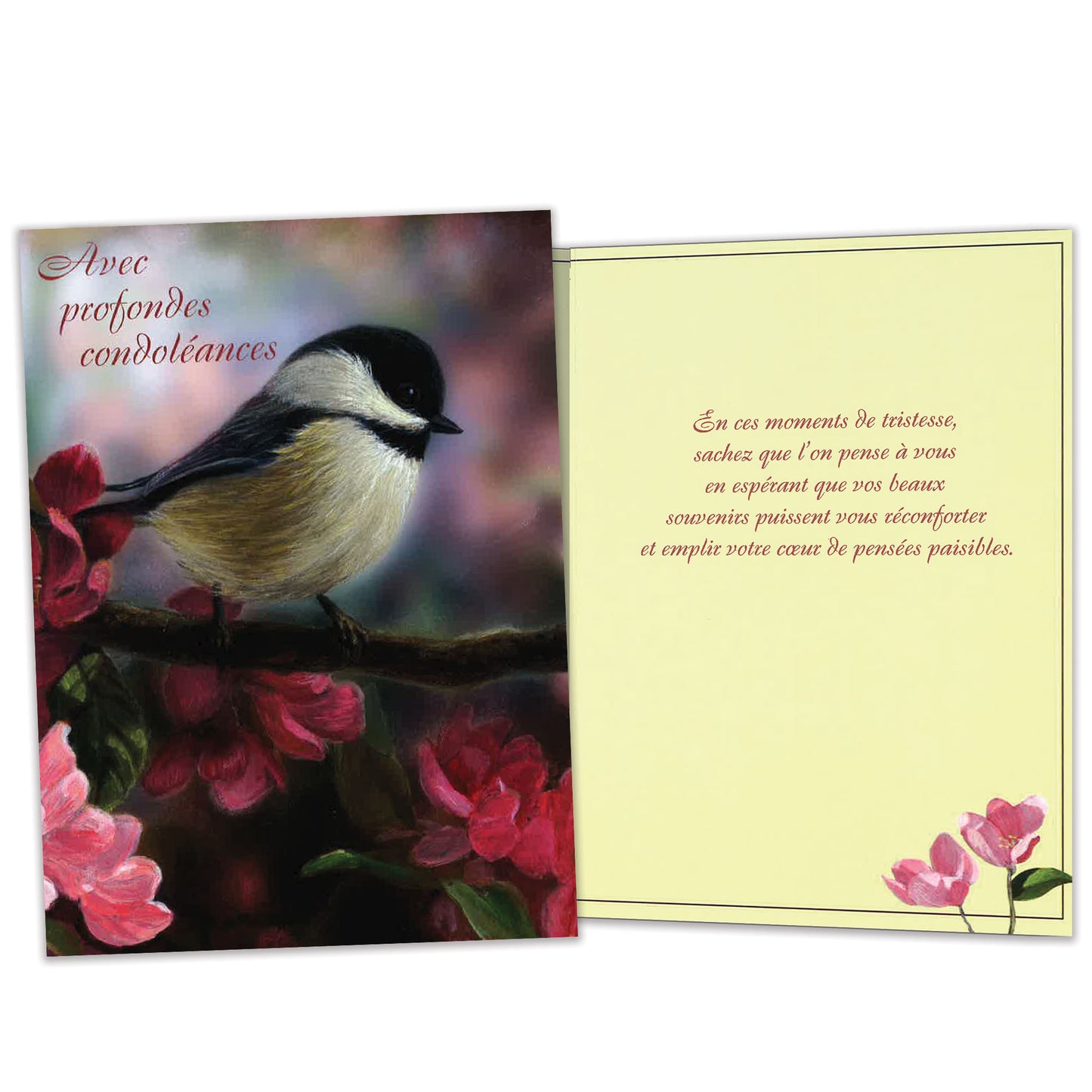 Carte Sympathie / Meilleurs voeux Paix et Confort