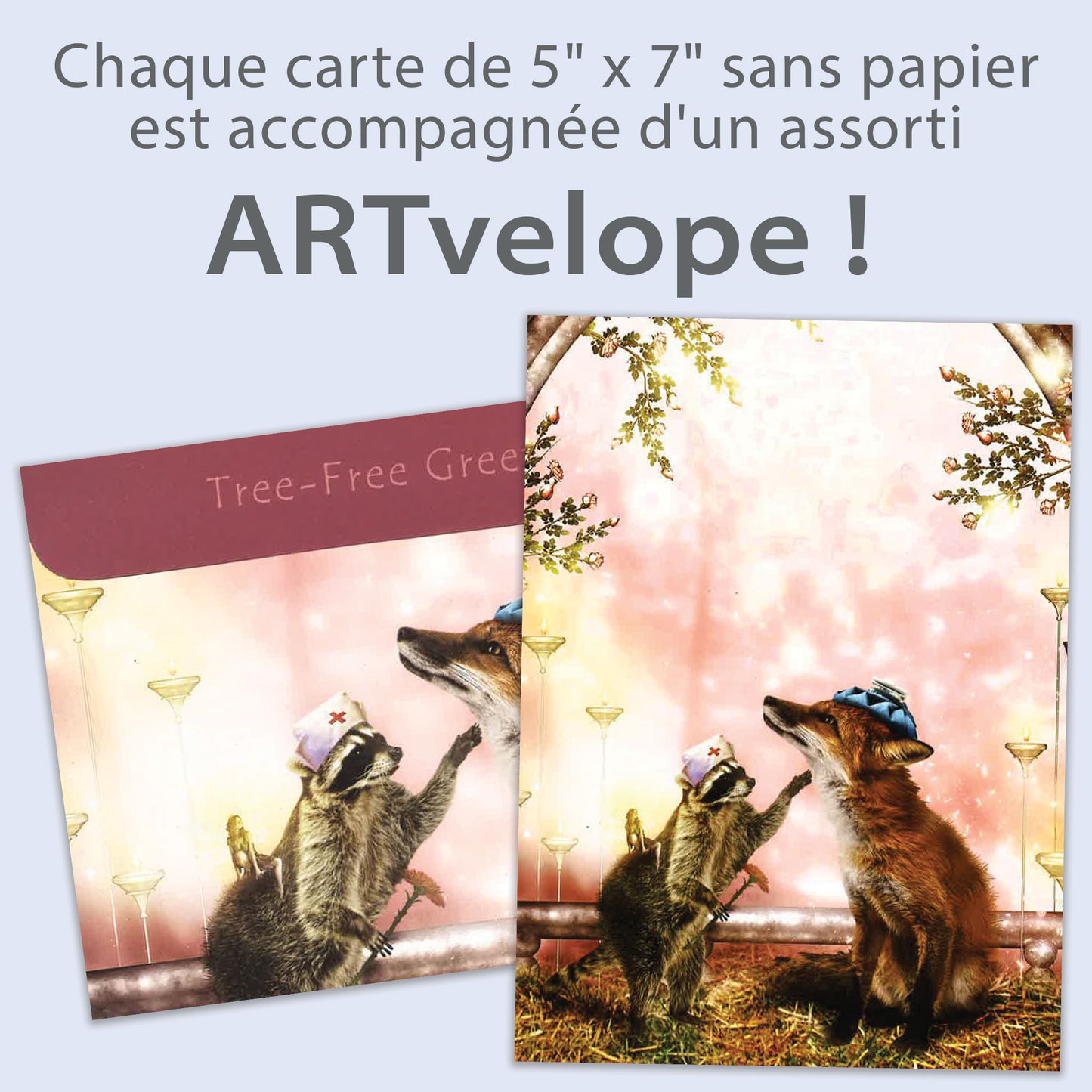 Carte Sympathie / Meilleurs voeux Touche Magique
