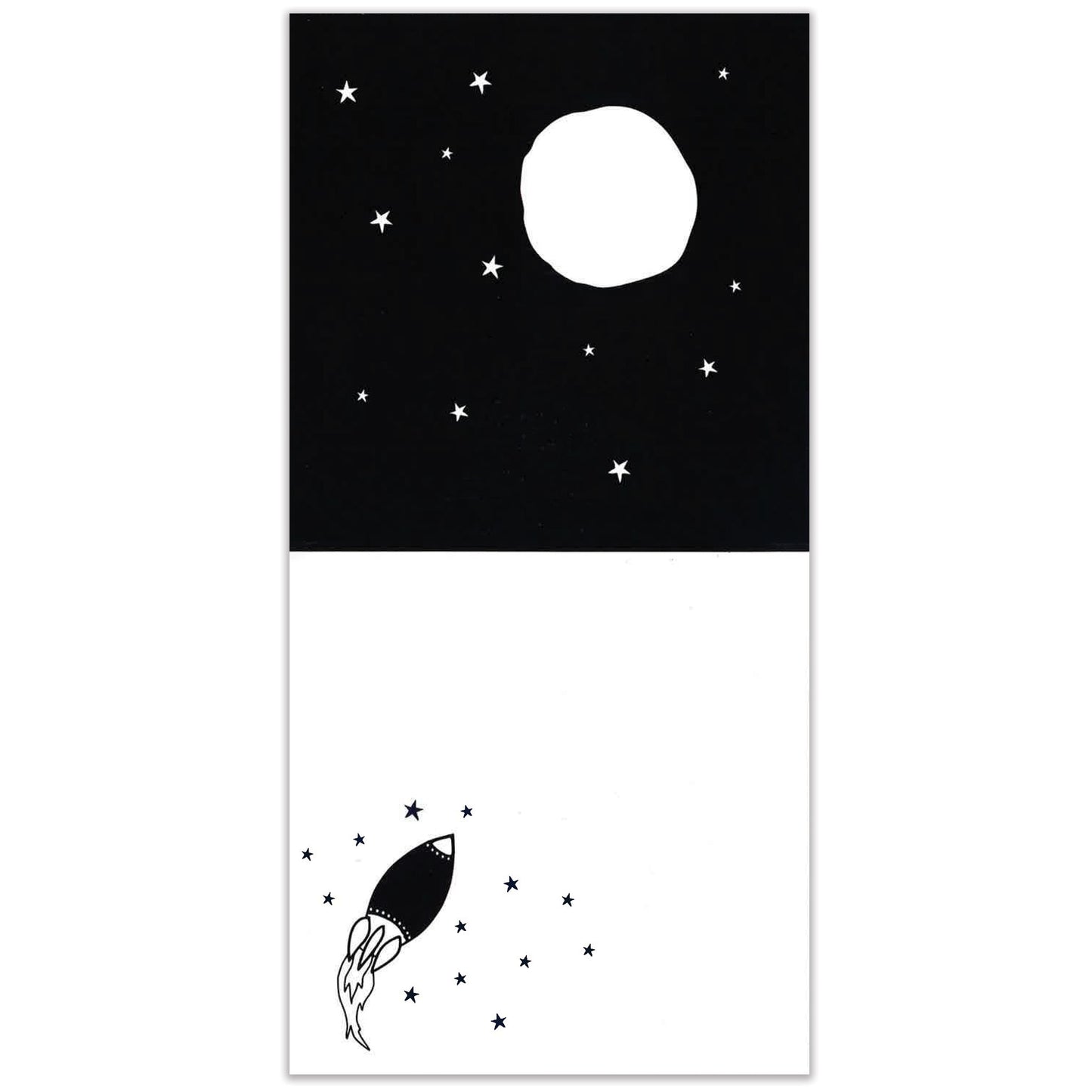 To The Moon And Back Thumb-Tack Canvas Card
