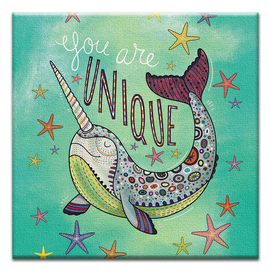 You Are Unique Thumb-Tack Canvas Card