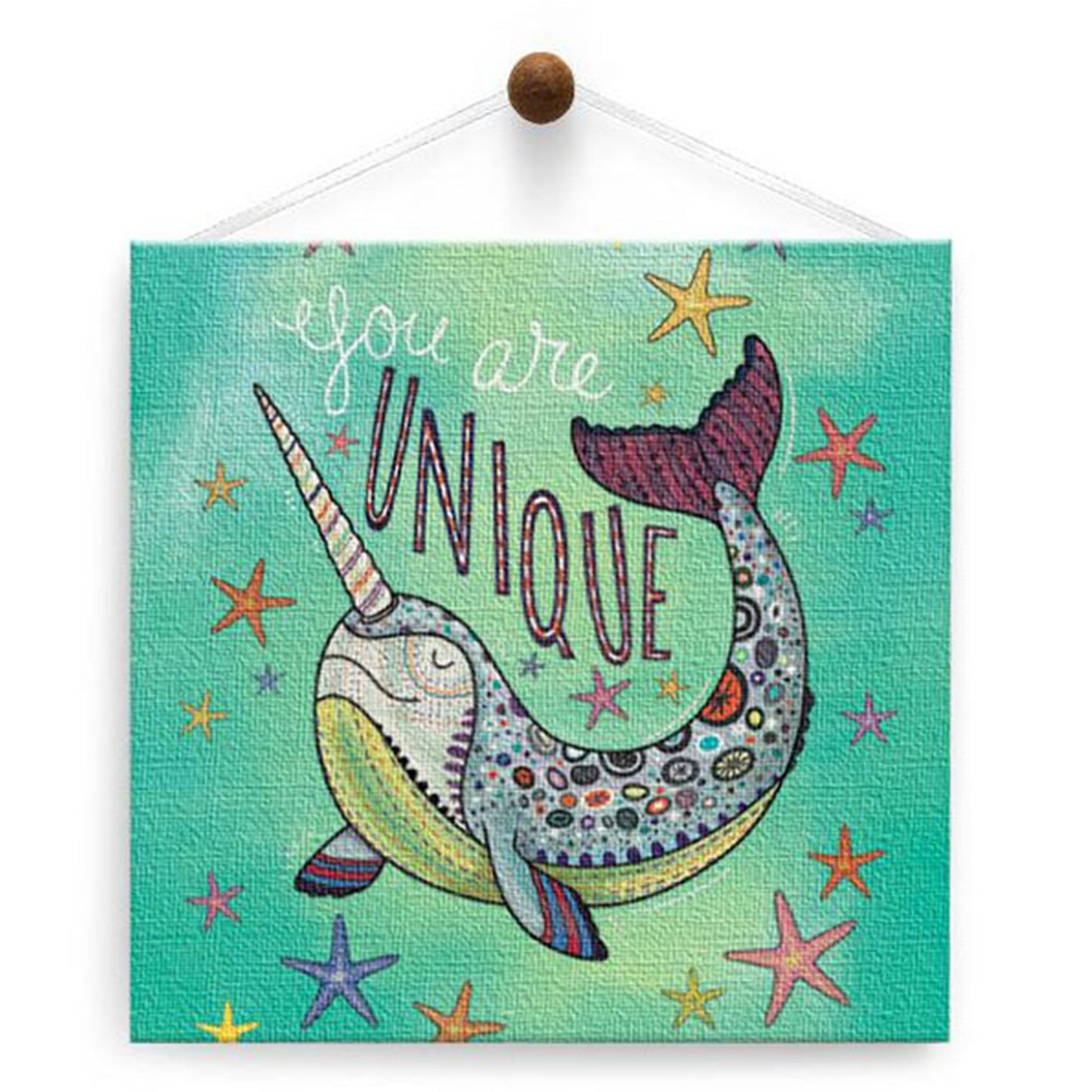 You Are Unique Thumb-Tack Canvas Card
