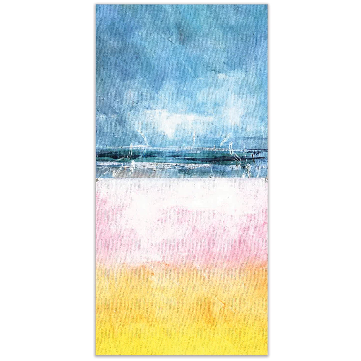 Your Heart Is The Size Of The Ocean Thumb-Tack Canvas Card