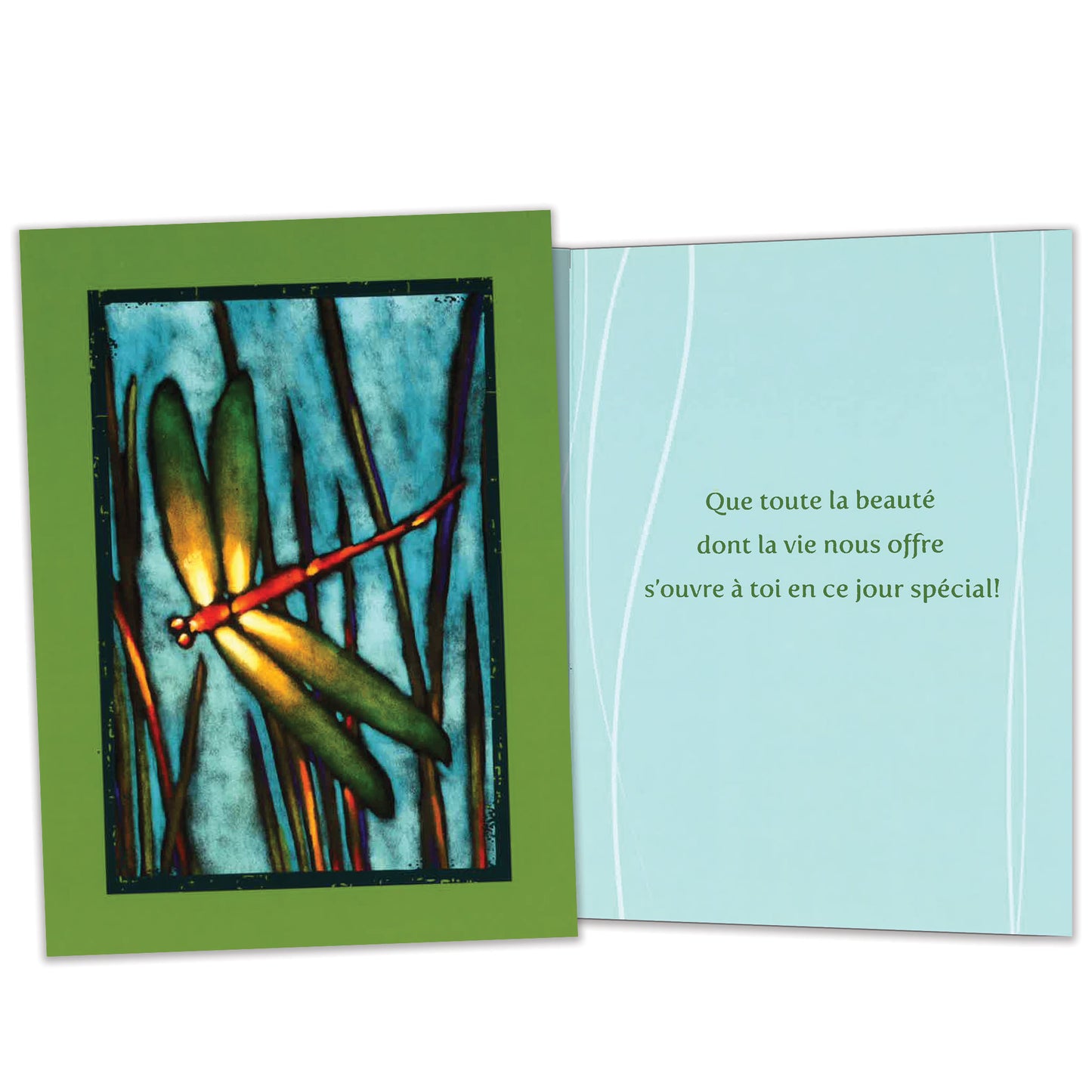 Carte bonne fête Libellule