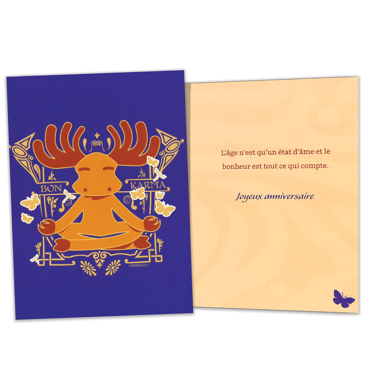 Carte bonne fête Original Karma