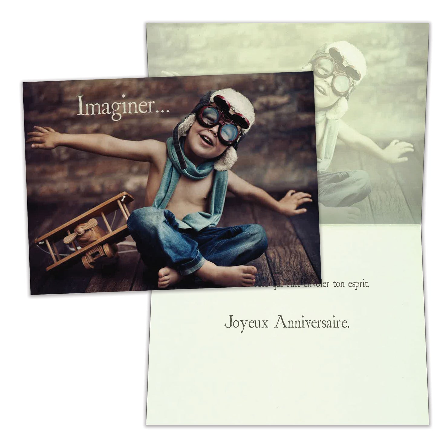 Carte bonne fête Imaginer/Rêver