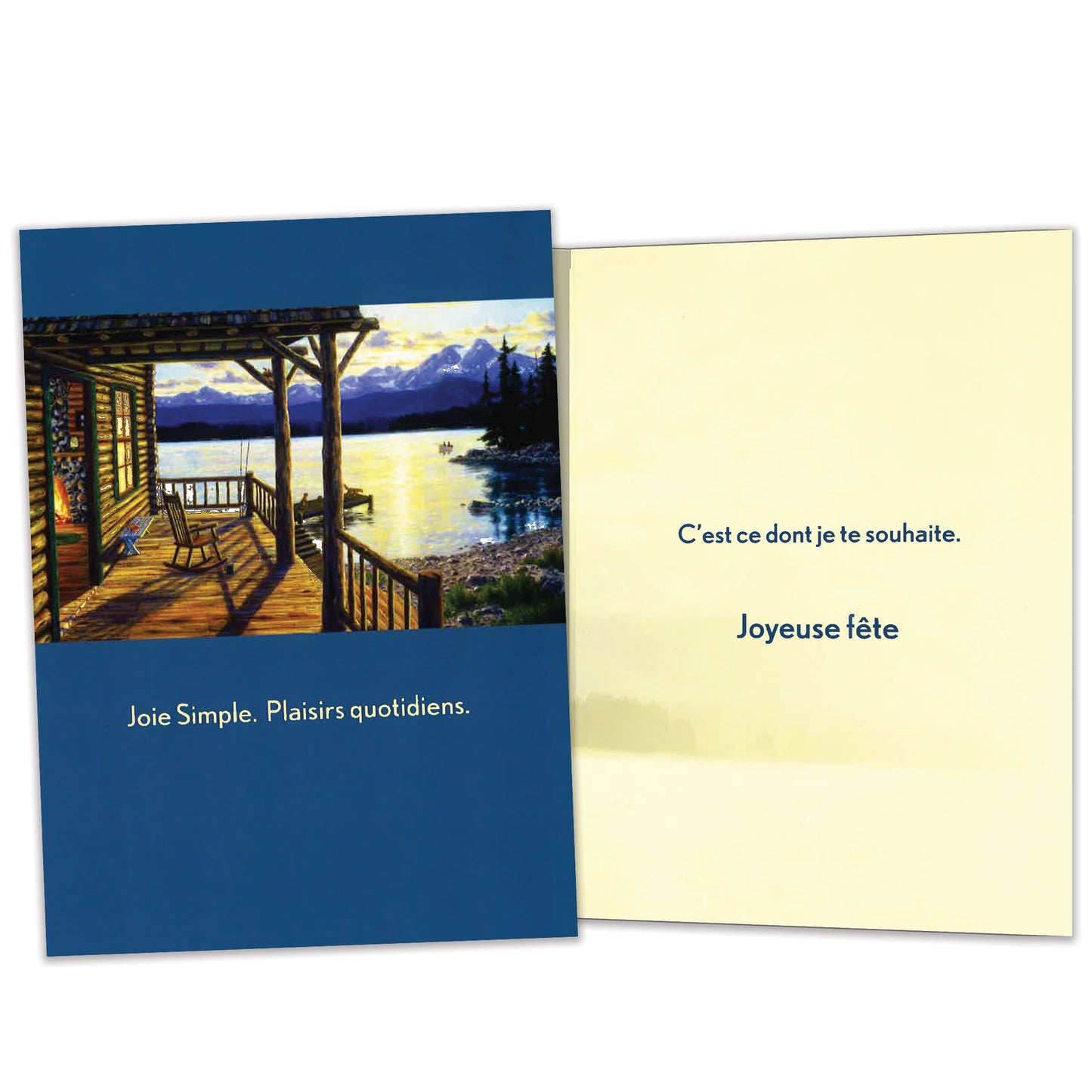 Carte bonne fête Joie simple