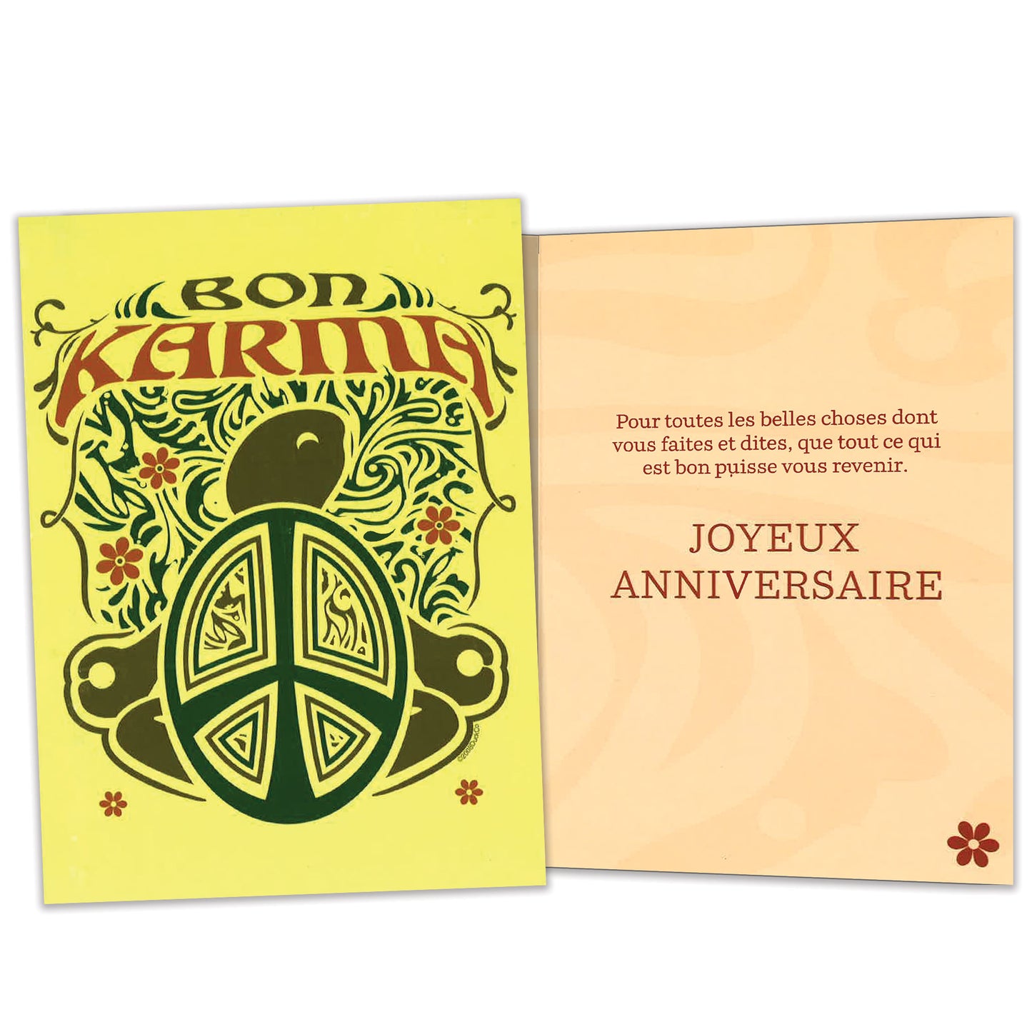 Carte bonne fête Tourtue de Karma