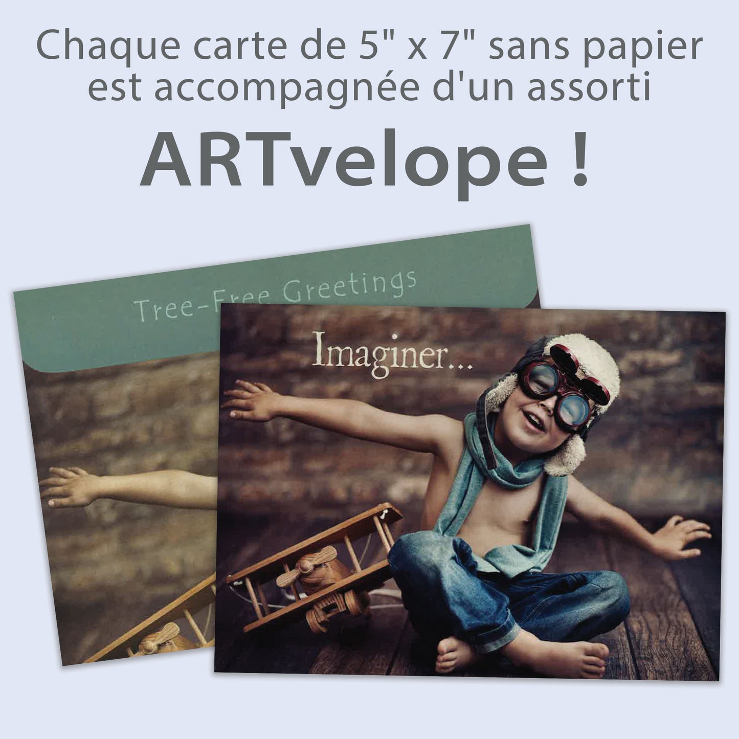 Carte bonne fête Imaginer/Rêver
