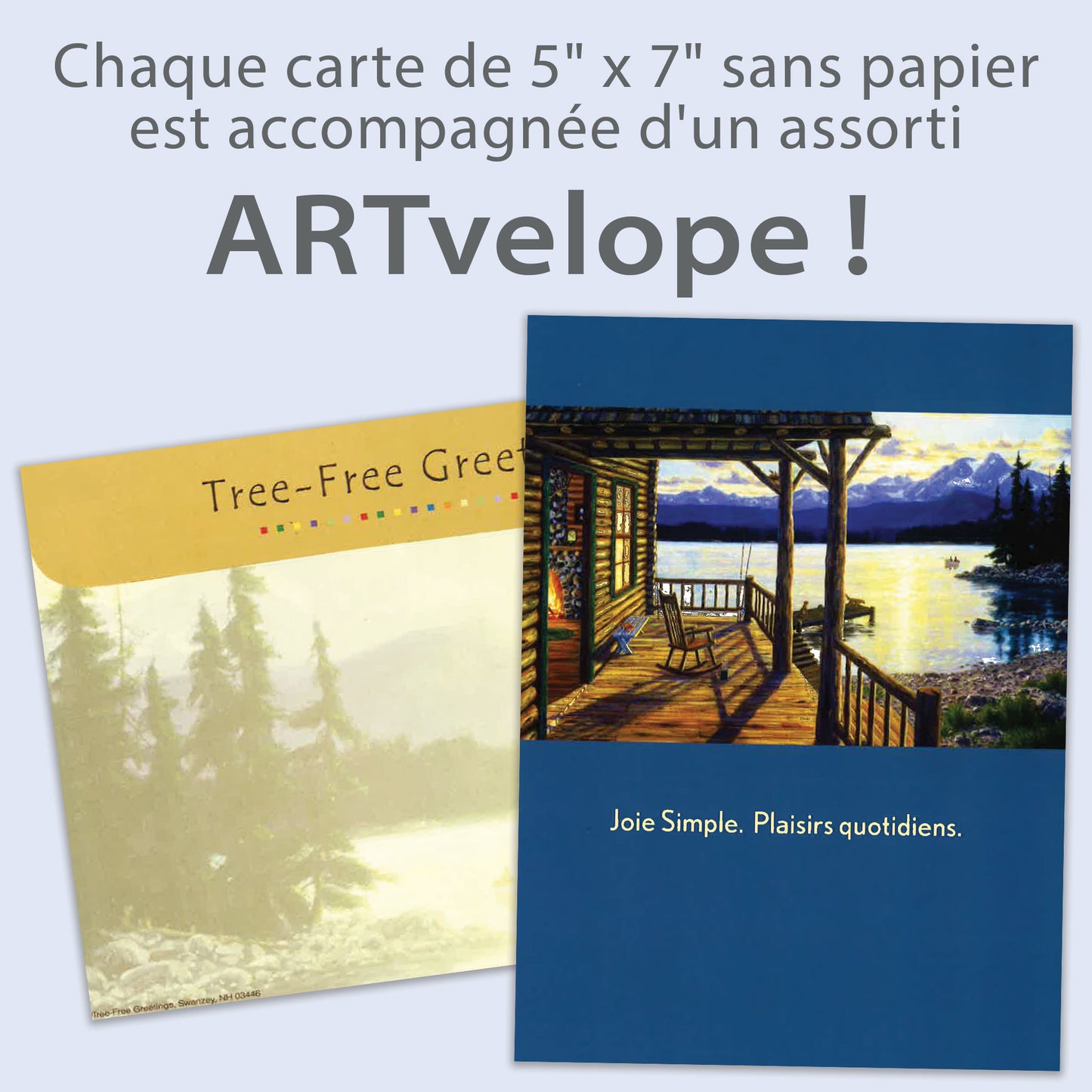 Carte bonne fête Joie simple