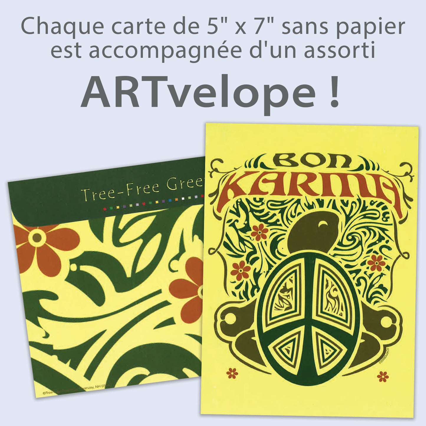 Carte bonne fête Tourtue de Karma
