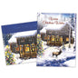 Cozy Christmas Cabin Christmas Card