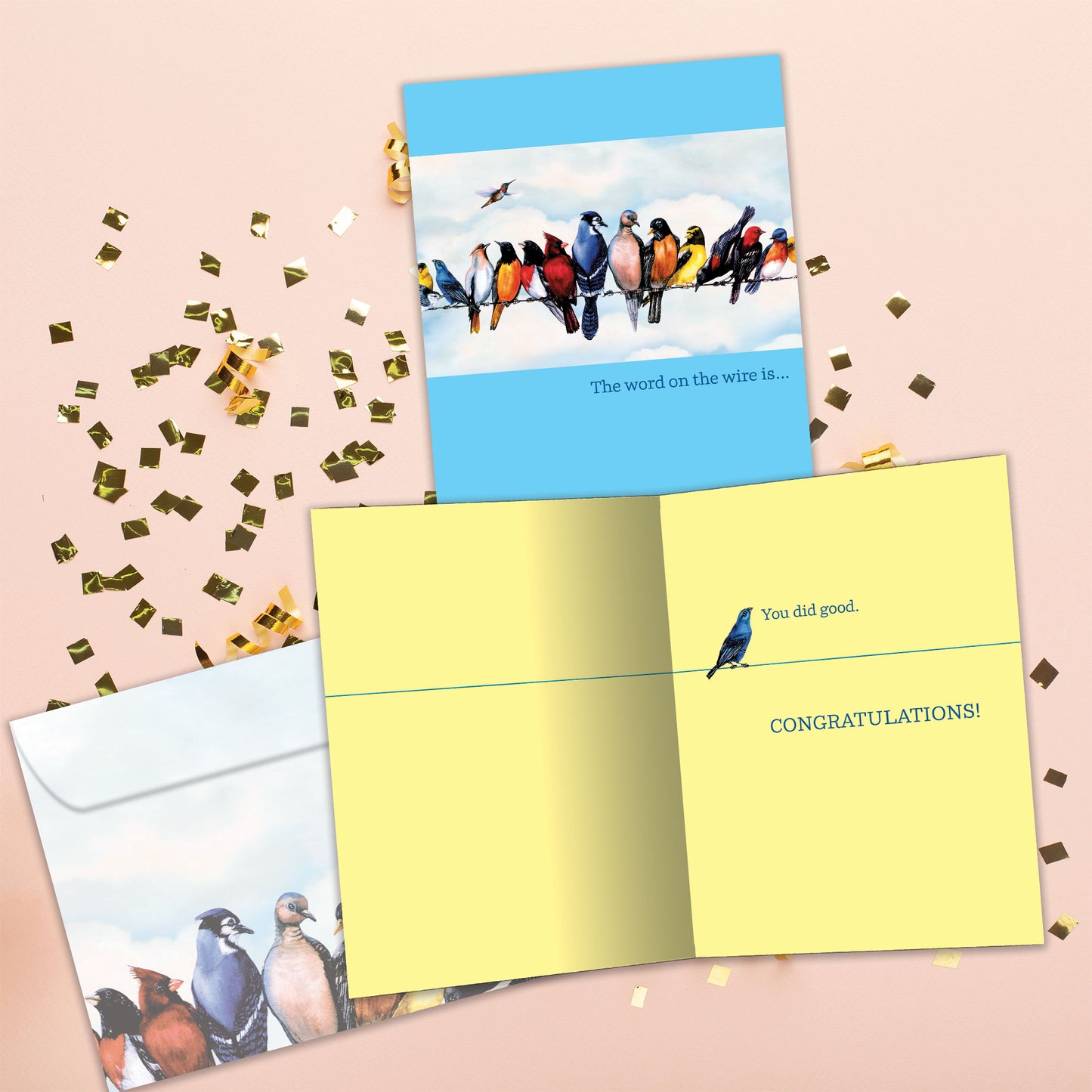 Word on the Wire Congratulations Card