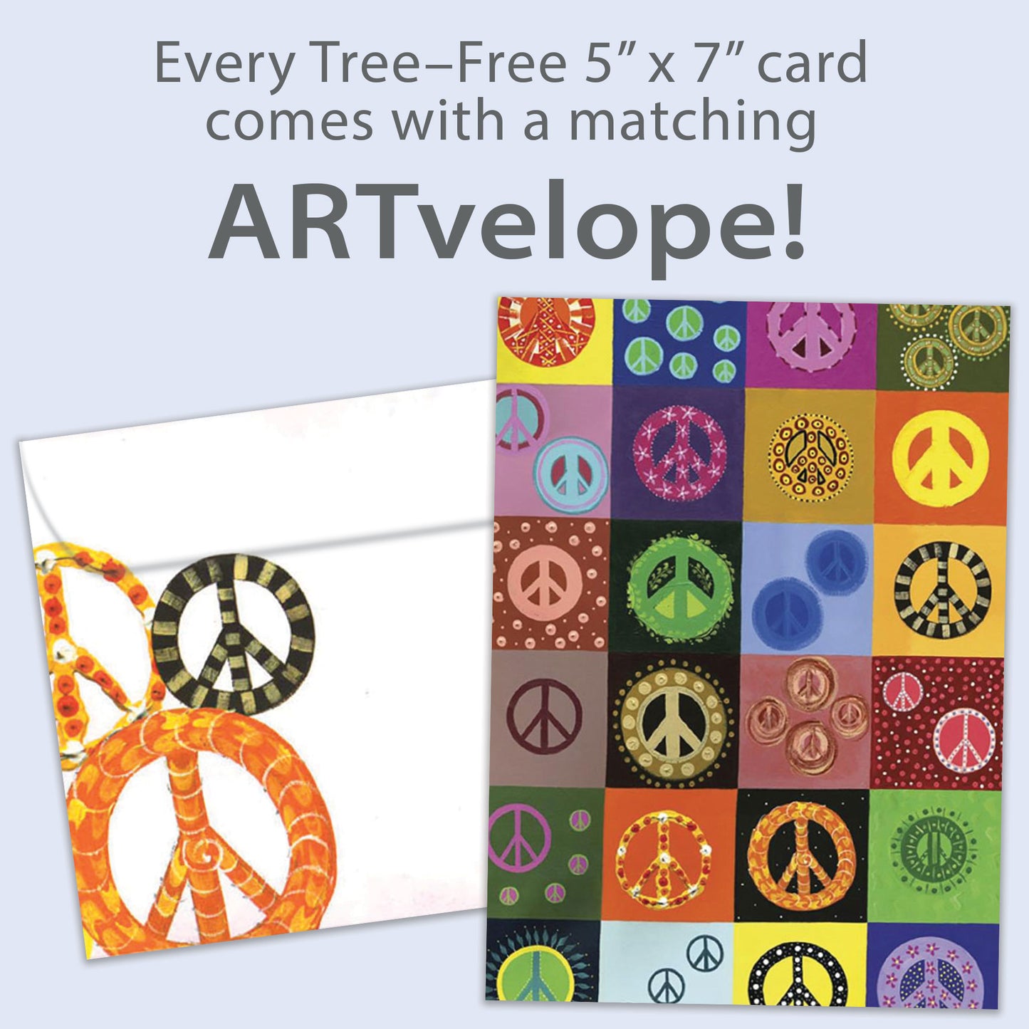 Peace is Everywhere All Occasion Card