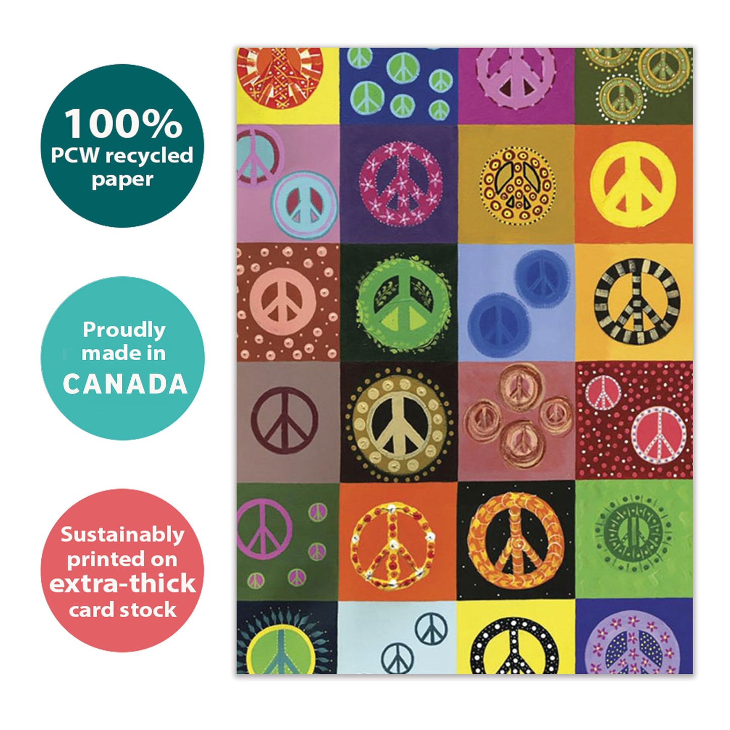 Peace is Everywhere All Occasion Card