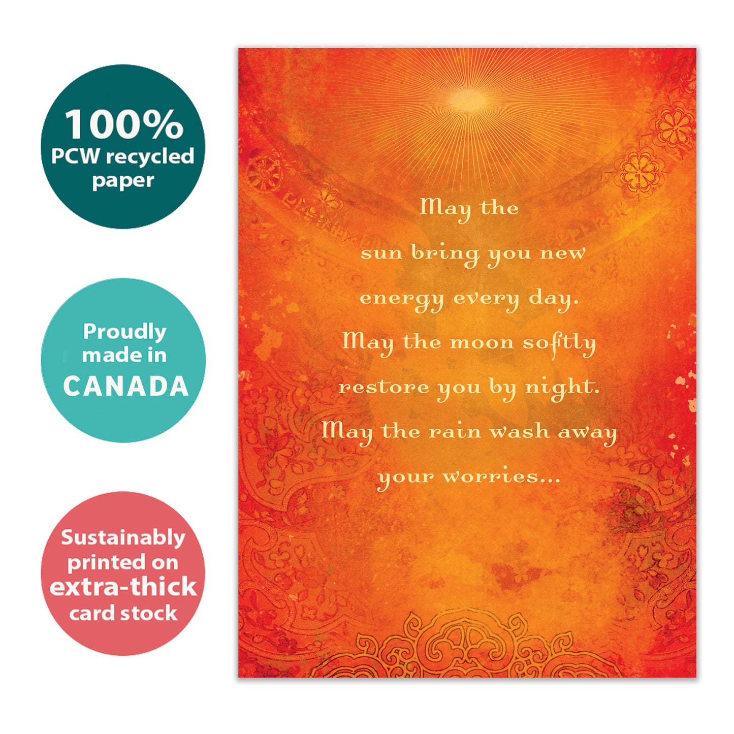 May The Sun Encouragement Card