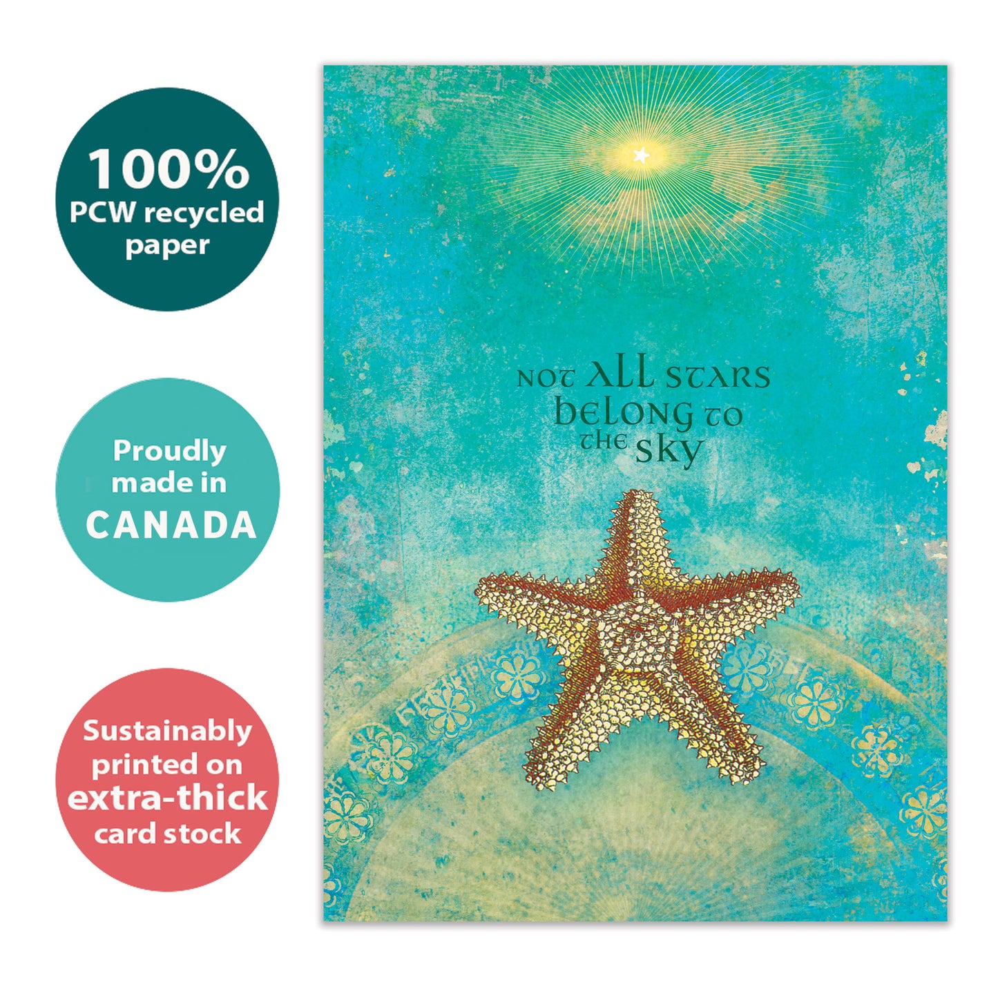 Not All Stars Belong Congratulations Card