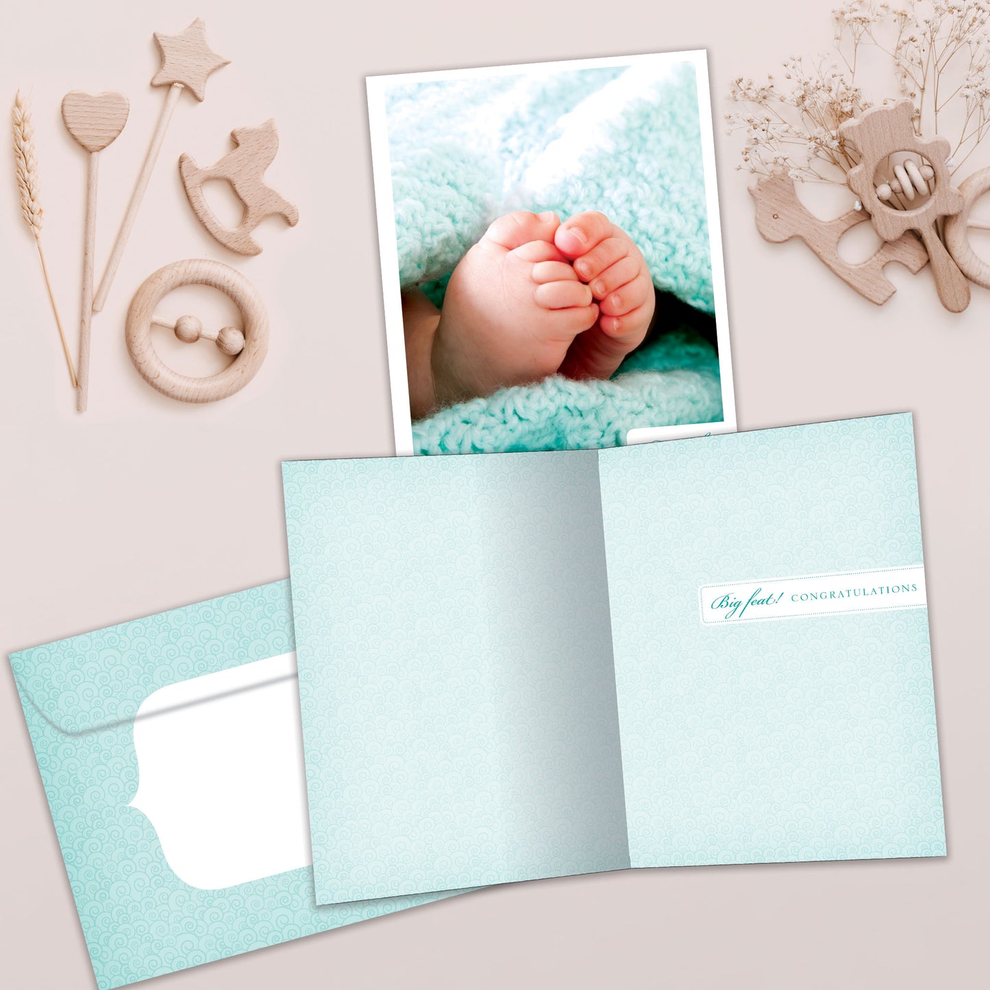 Big Feat New Baby Card