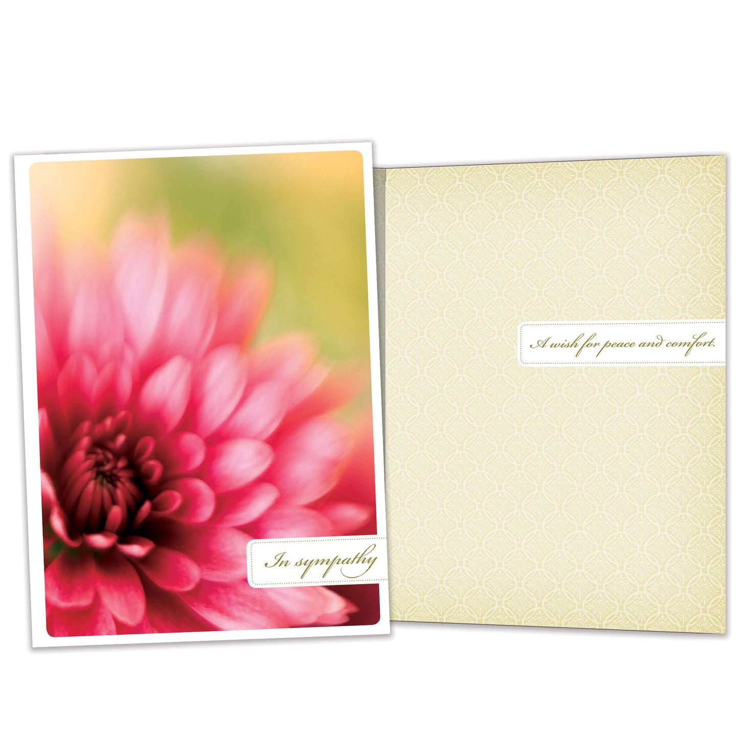 Comfort And Peace Sympathy Card