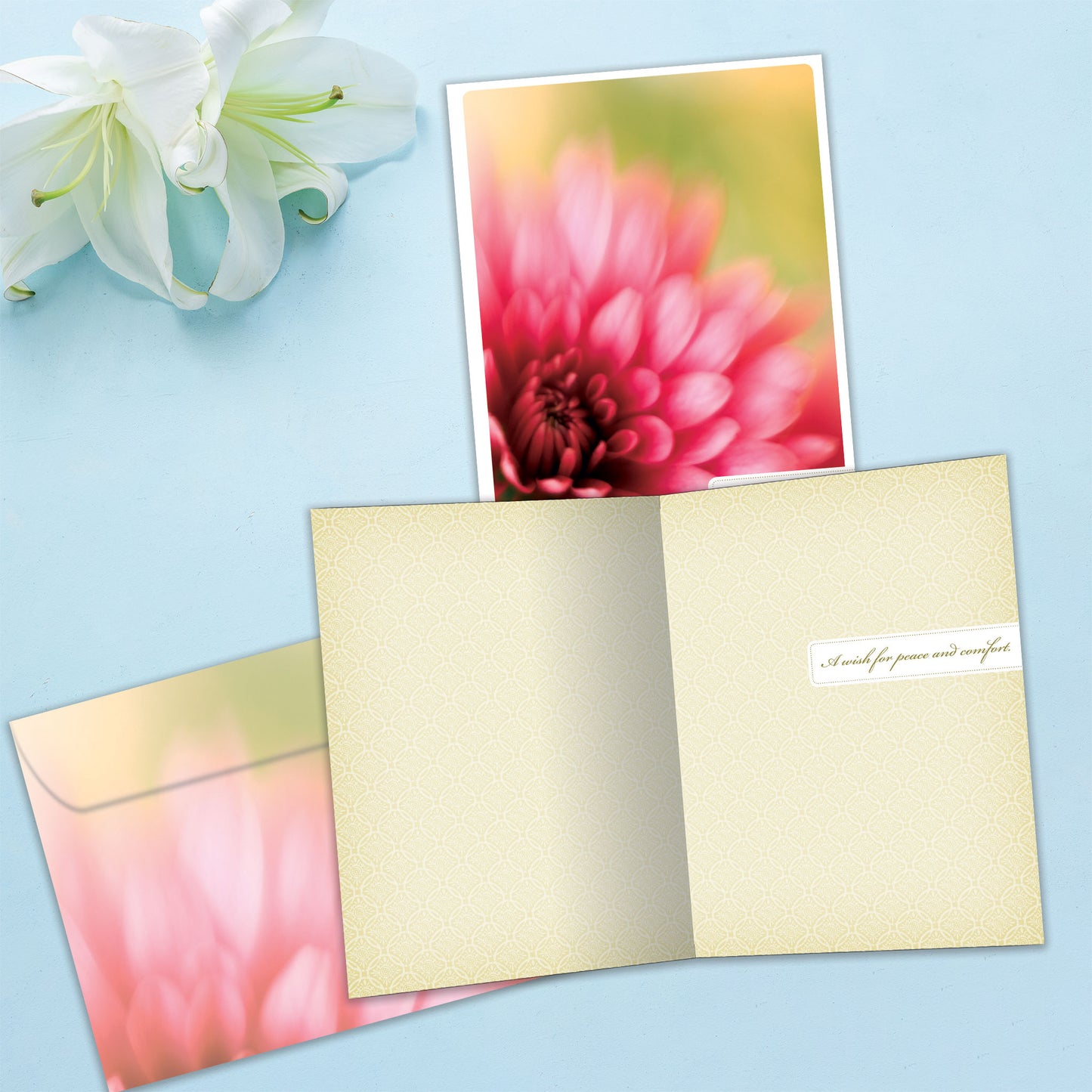 Comfort And Peace Sympathy Card