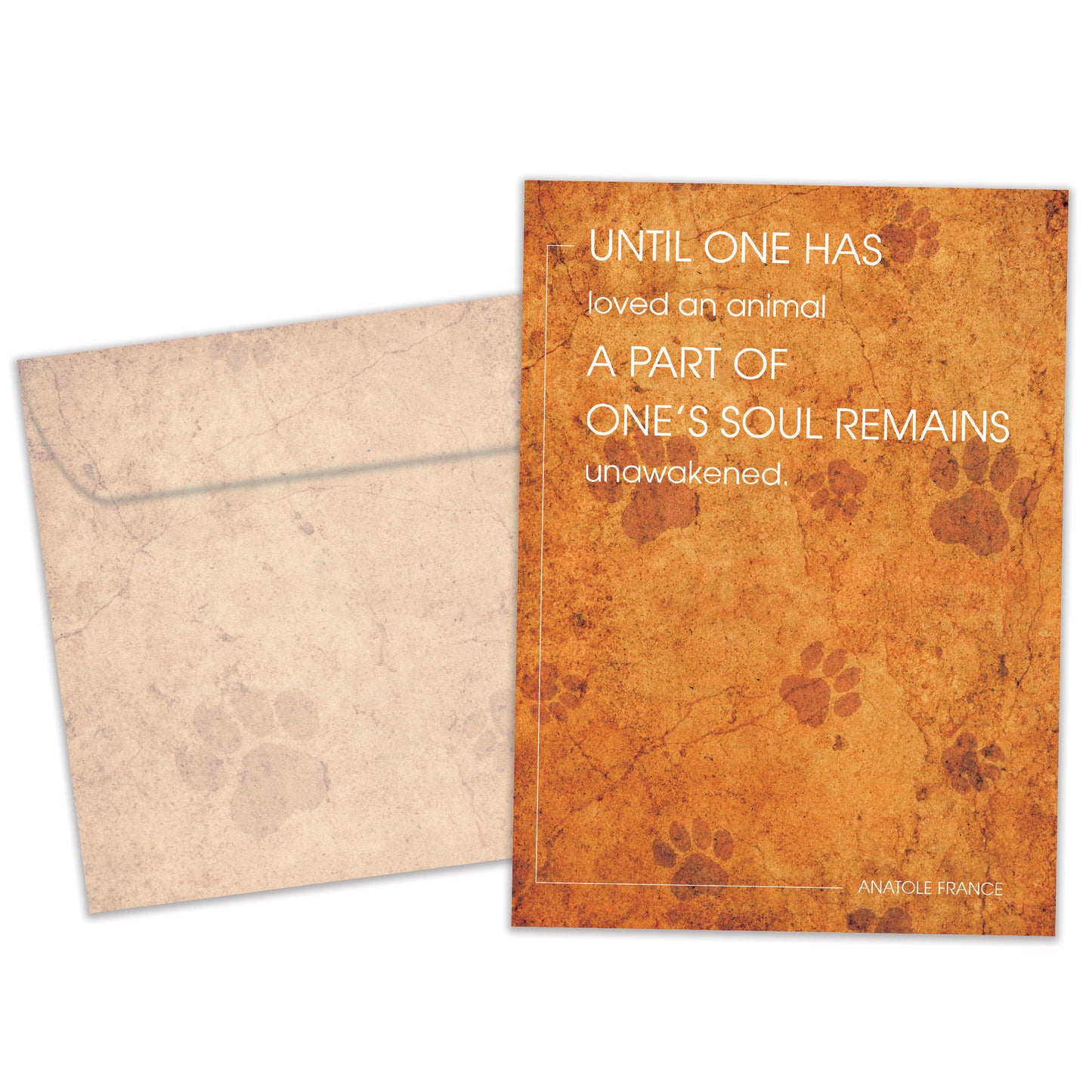 Unawakened Soul Pet Sympathy Card