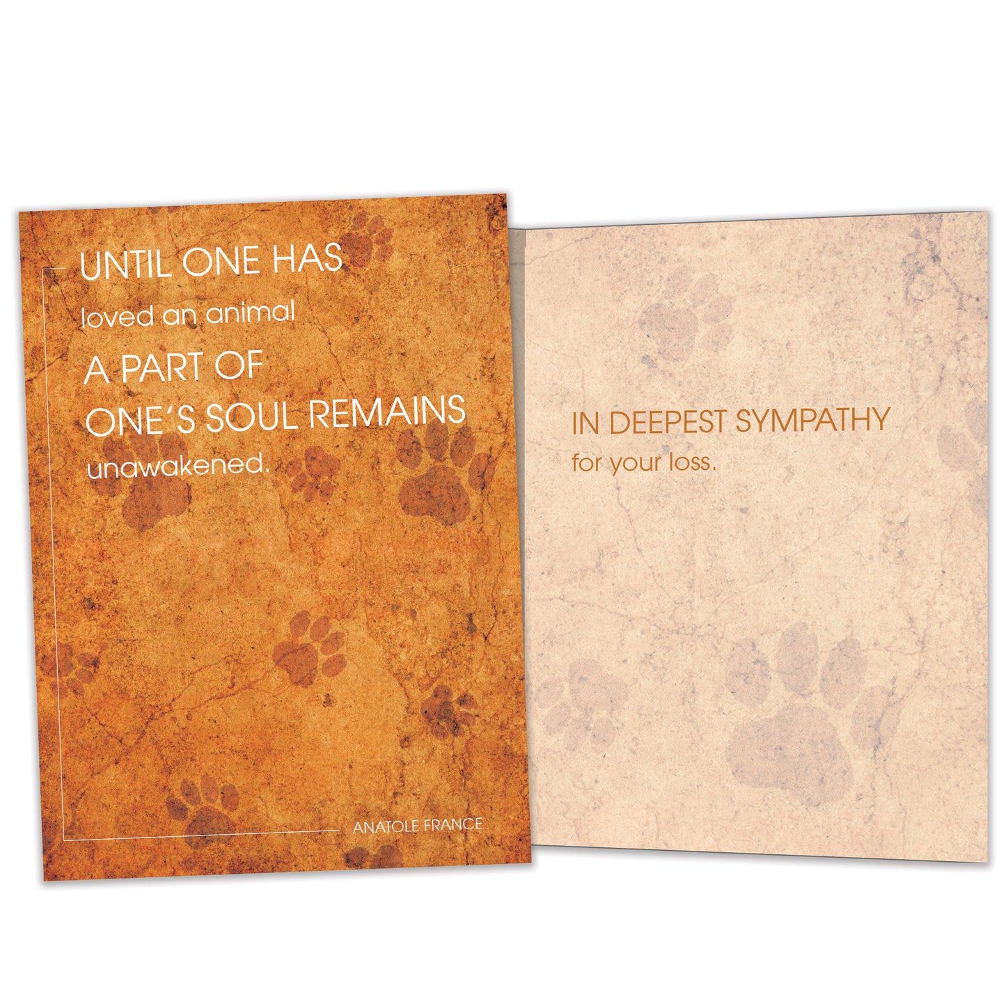 Unawakened Soul Pet Sympathy Card