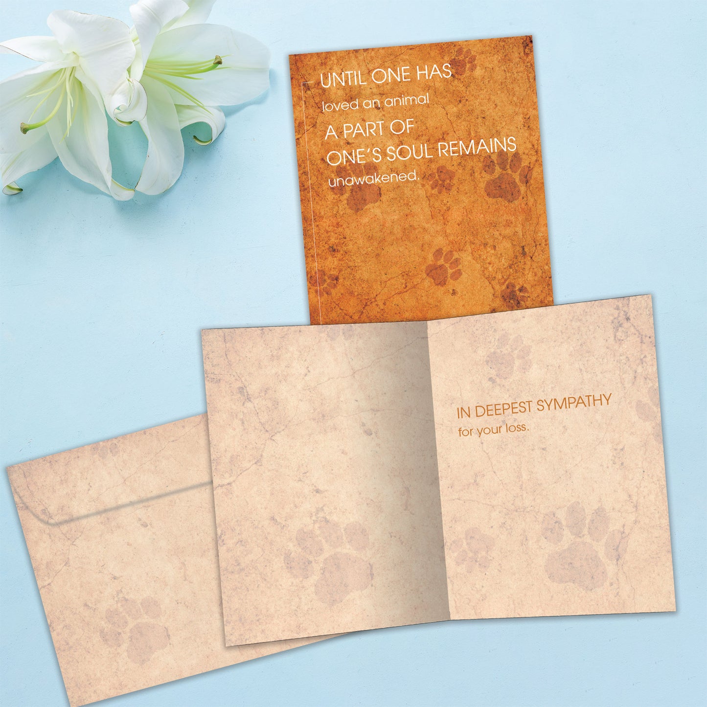 Unawakened Soul Pet Sympathy Card