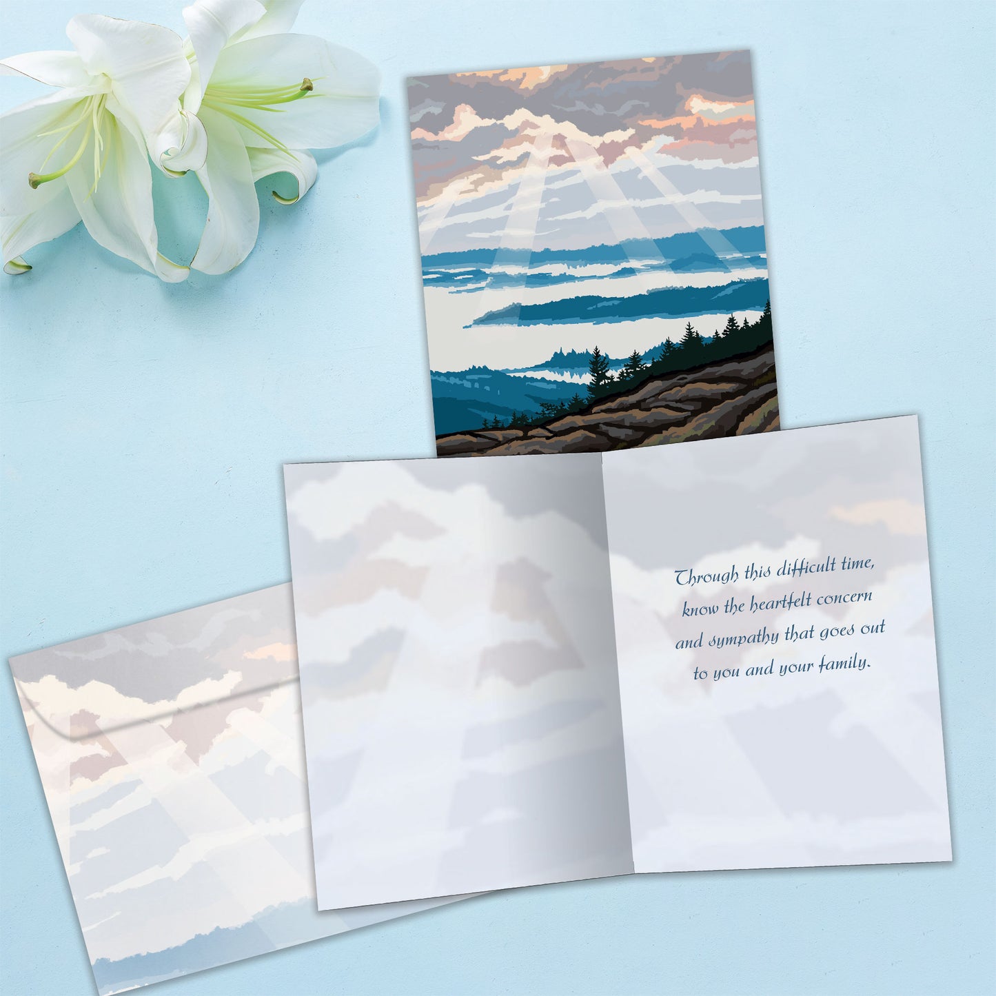 From Above Sympathy Card