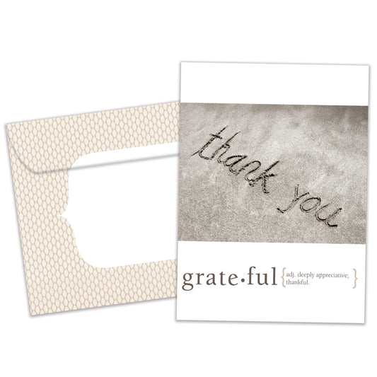 Grateful Thank You Card