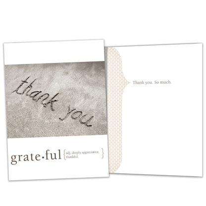Grateful Thank You Card