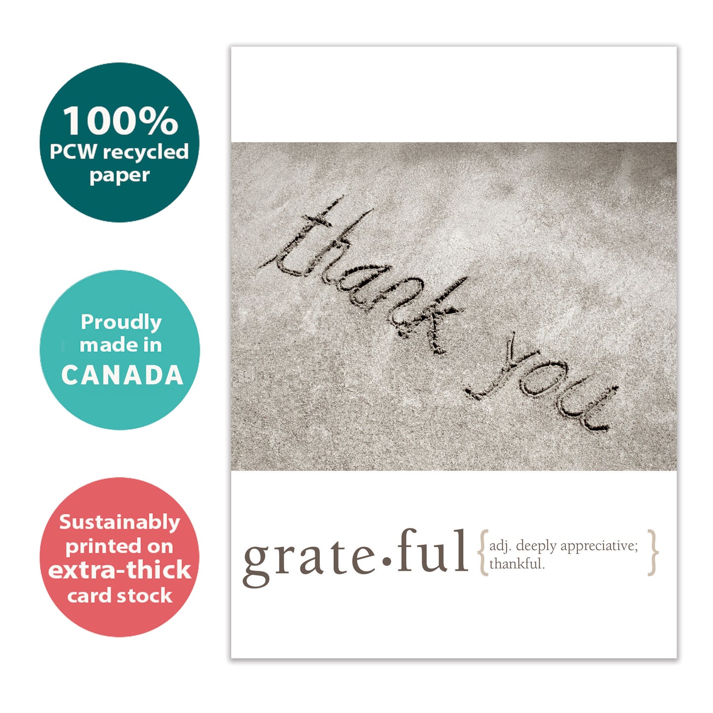 Grateful Thank You Card