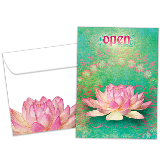 Open Encouragement Card