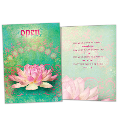 Open Encouragement Card