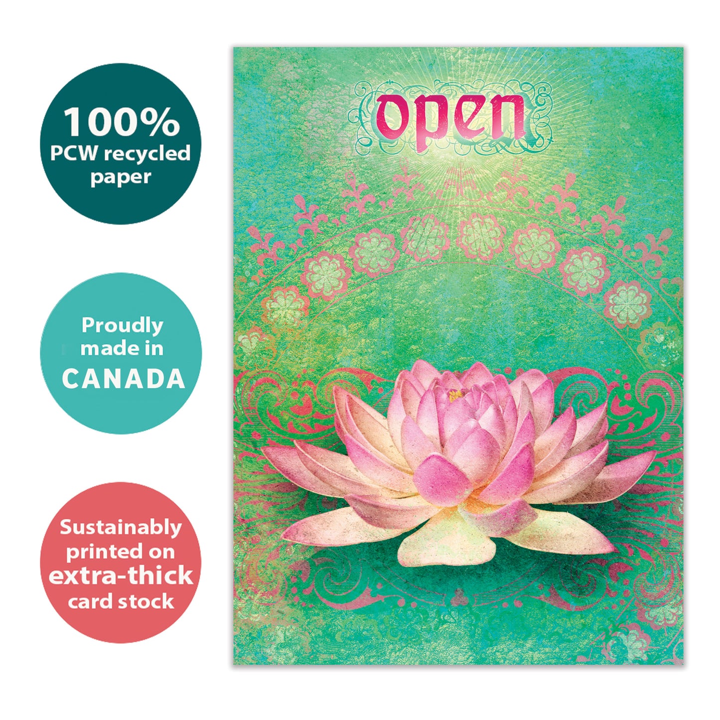 Open Encouragement Card