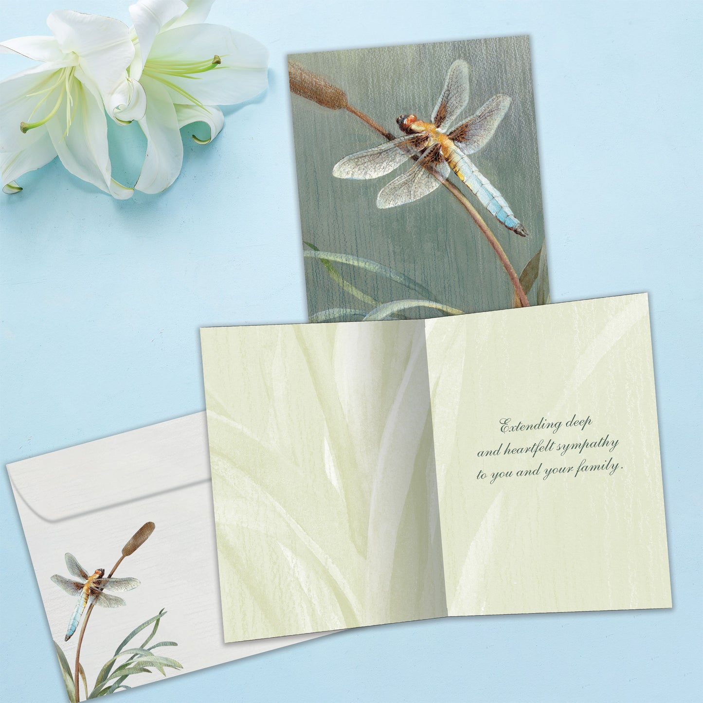 Dragonfly Sympathy Card