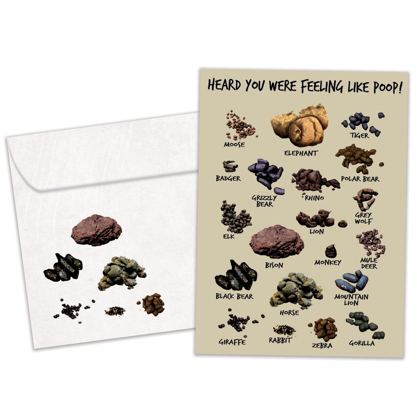 Feeling Like Poop Get Well Card