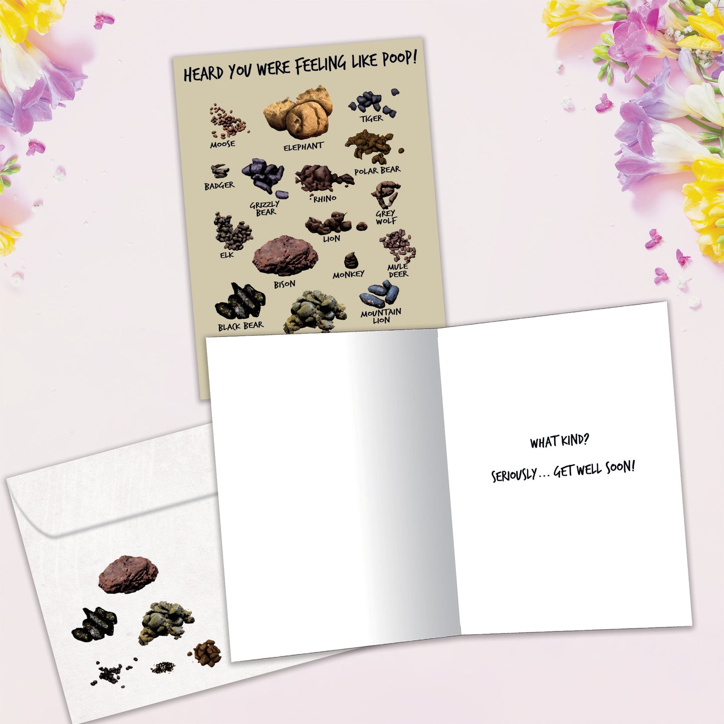 Feeling Like Poop Get Well Card