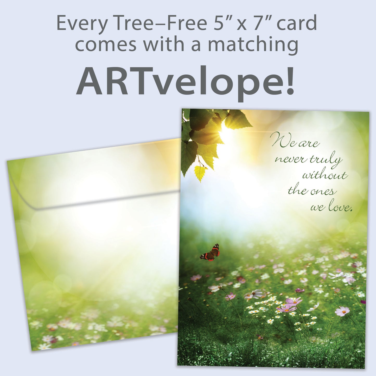 Carried Within Sympathy Card
