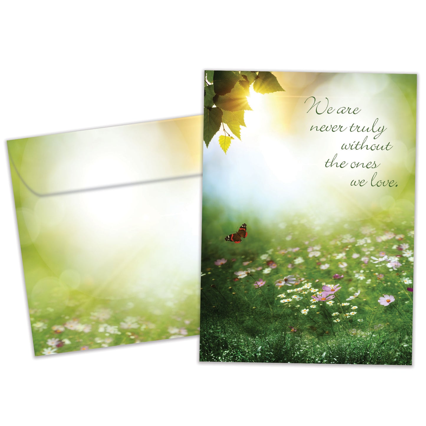 Carried Within Sympathy Card