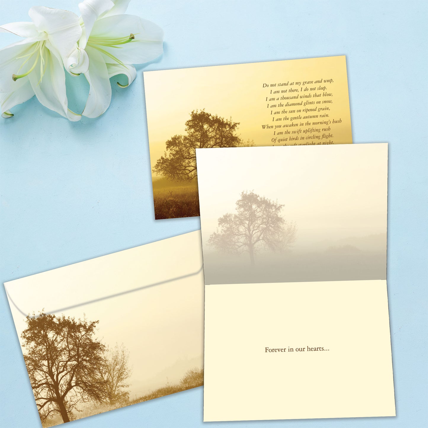 Forever In Our Hearts Sympathy Card