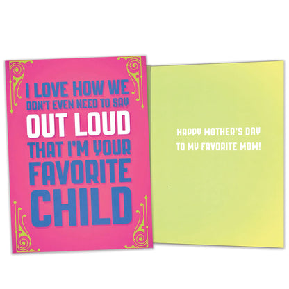 Favorite Child Mother’s Day Card