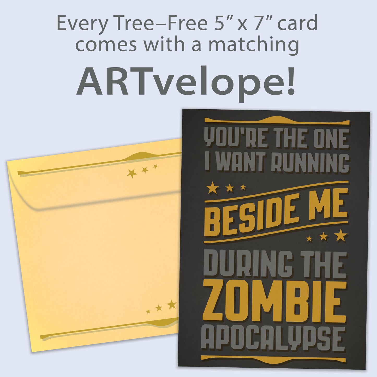 Zombie Apocalypse Friendship Card