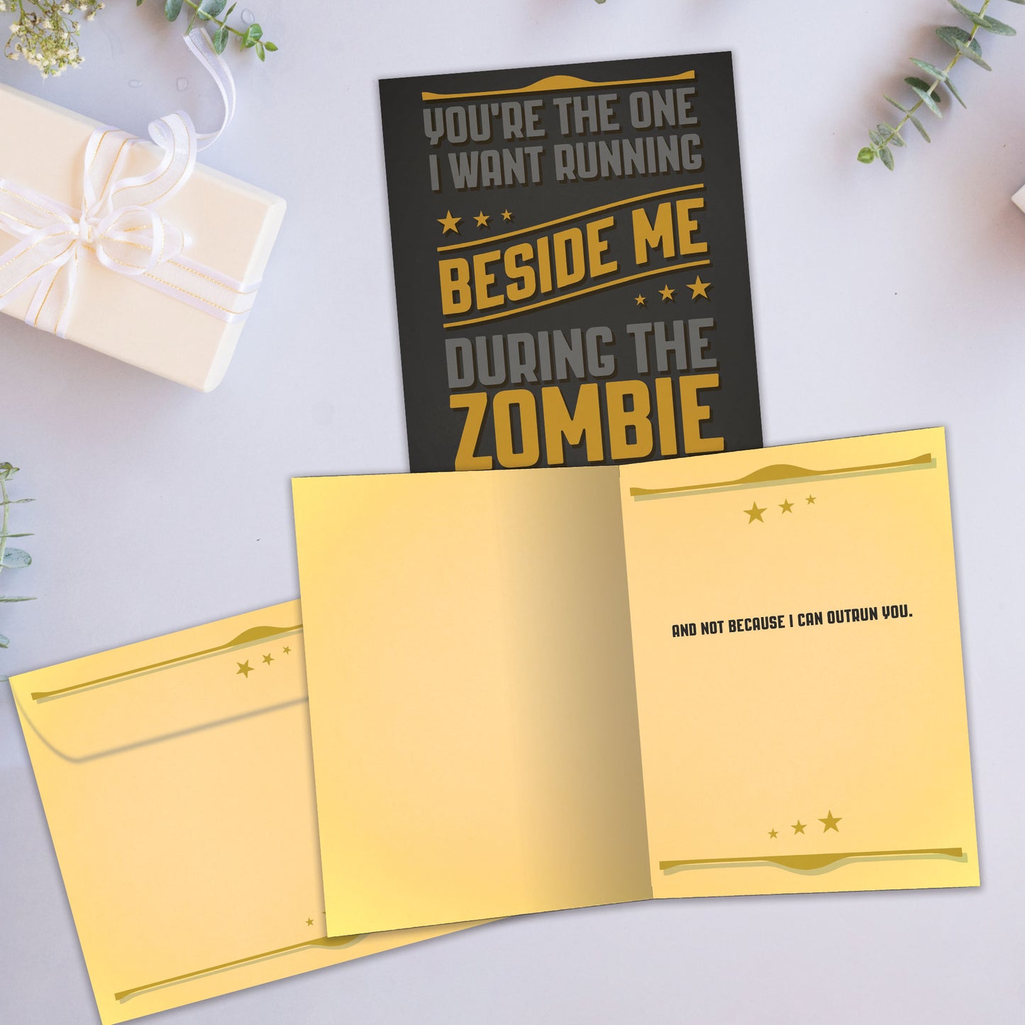 Zombie Apocalypse Friendship Card