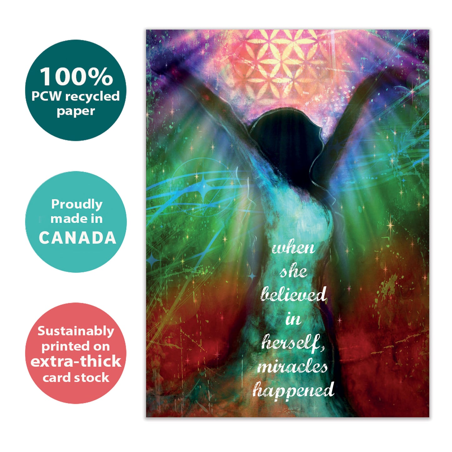 Miracles Happen Encouragement Card