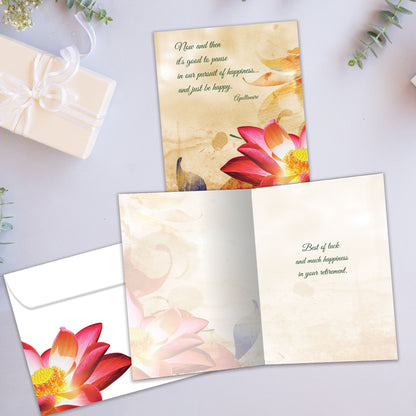 Happiness Dragonfly Retirement Card
