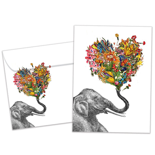 Love Elephant Love Card
