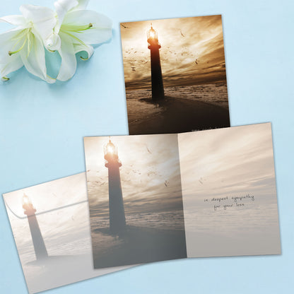 Light So Bright Sympathy Card
