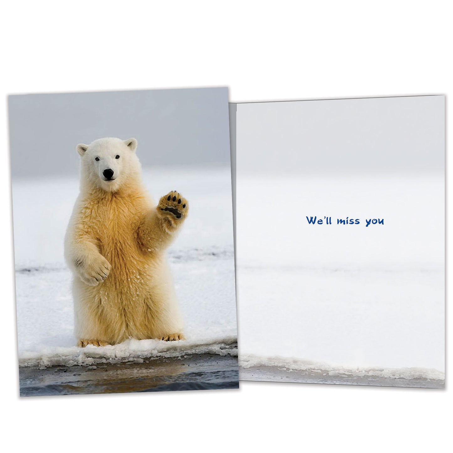 Polar Farewell Retirement Card